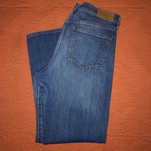Madewell Straight Crop Jeans